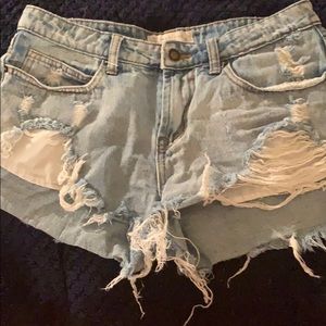 Angel kiss high rise short shorts
